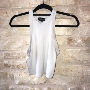 Topshop Racerback Crop Top